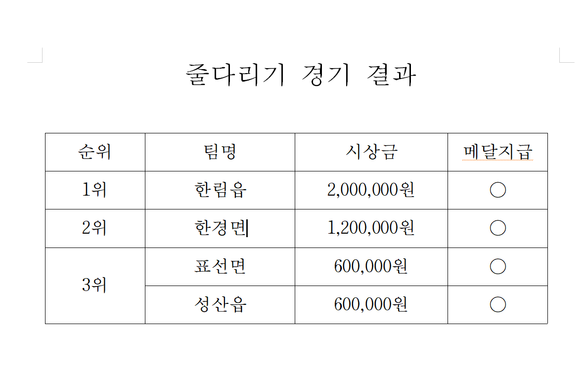 줄다리기(민속경기)